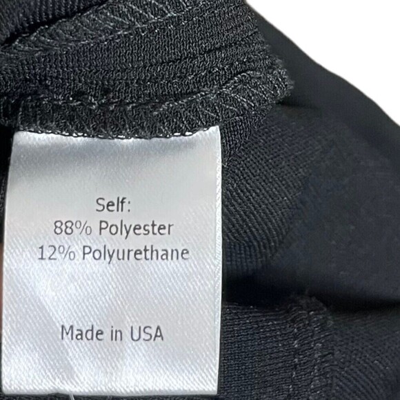 La Ligne Moto Pants Women’s Size Small Black Zipped Hem Cropped Stretch - Picture 11 of 12